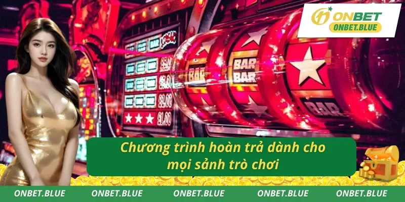 Tổng hợp ưu đãi Onbet hoàn trả cho mọi sảnh trò chơi